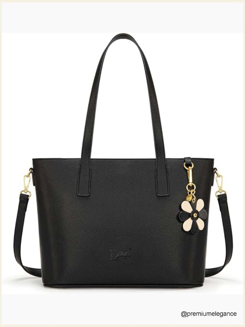 Large Tote Satchel Crossbody Purse with Adjustable Strap